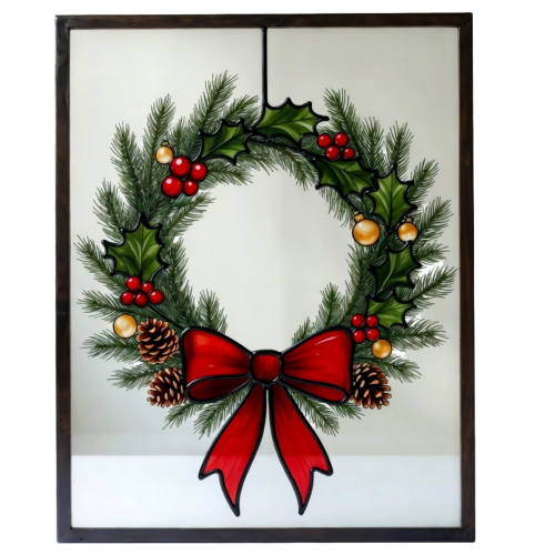 Glass Painting Workshop - Christmas Special Wreath